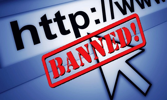 banned website