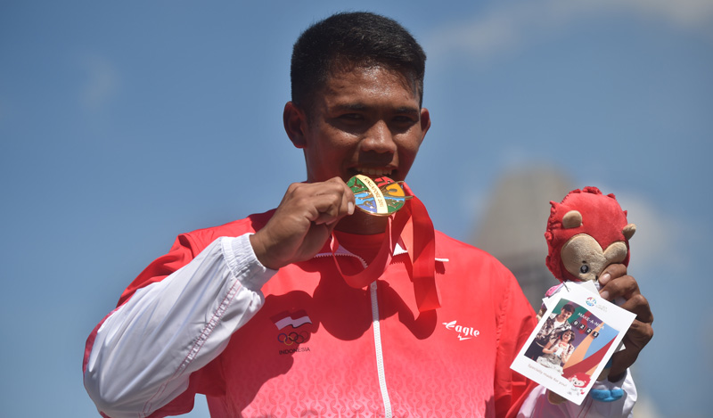 Anak Nelayan Penyumbang Medali Emas Pertama Indonesia