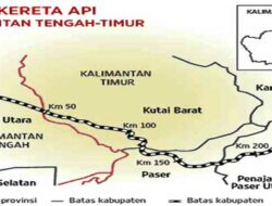 Jalur Kereta Api di Kaltim