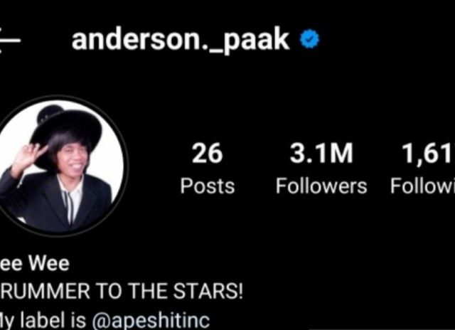 Berkat Anderson Paak, Jumlah Followers Instagram Pak Tarno Meningkat