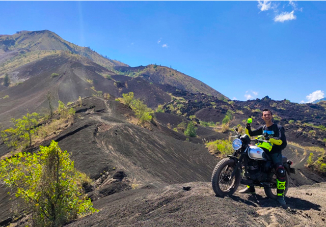 Pesona Black Lava Gunung Batur di Kabupaten Bangli, Bali