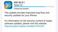 Update Software iOS 16.3.1