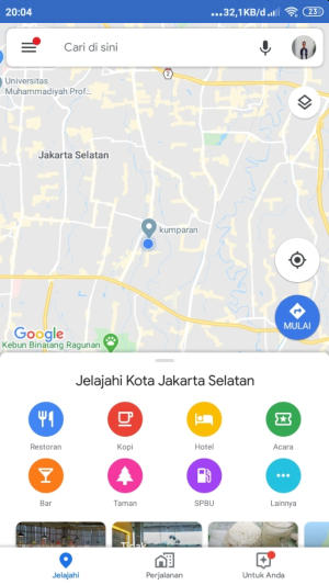 Akses Peta Offline Google Map