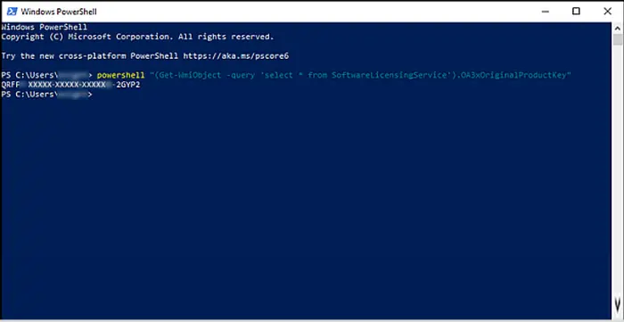 Melihat Product Key Windows 10 via Powershell