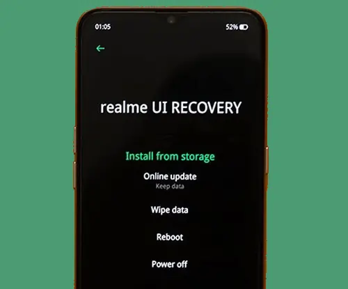 Power Off Melalui Recovery Mode Realme