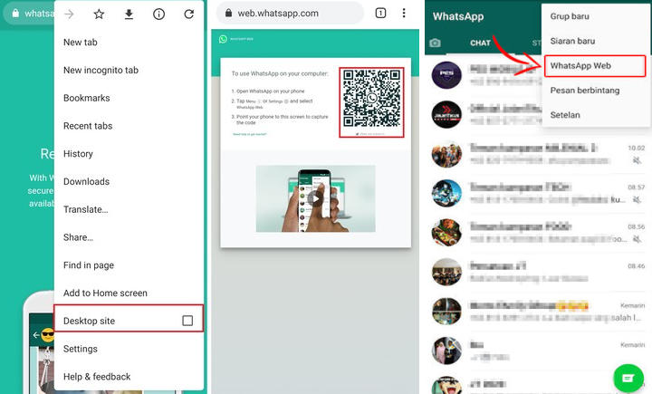 Whatsapp Web via Chrome