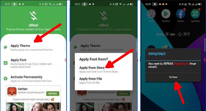 Cara Tema Permanen Oppo Lewat zMod