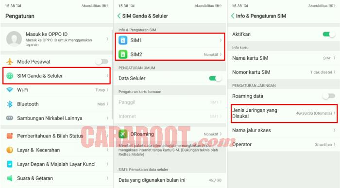 Cara Mengubah Jaringan 3G Ke 4G Hp Oppo Lewat Pengaturan