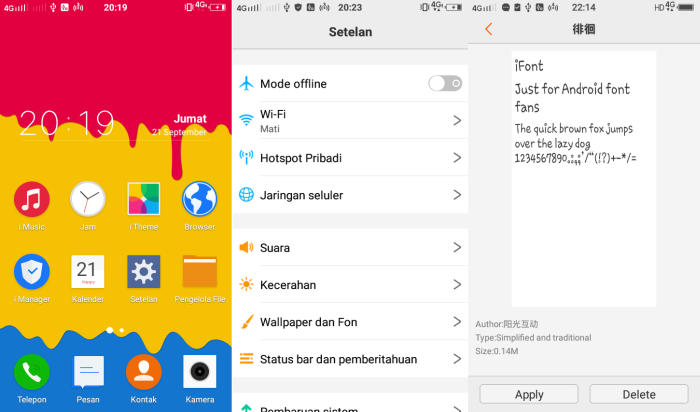 Cara Mengganti Font Vivo Lewat Pengaturan