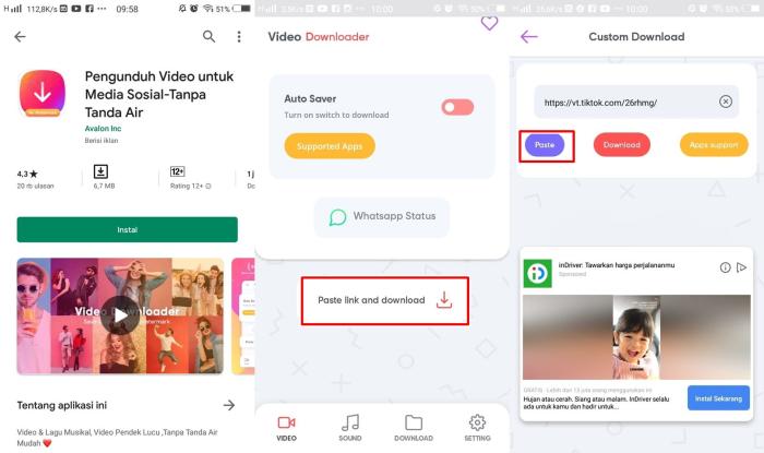 Cara Download Video TikTok Menggunakan Aplikasi