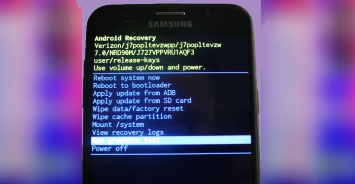 Cara Hard Reset Samsung A50 Melalui Recovery