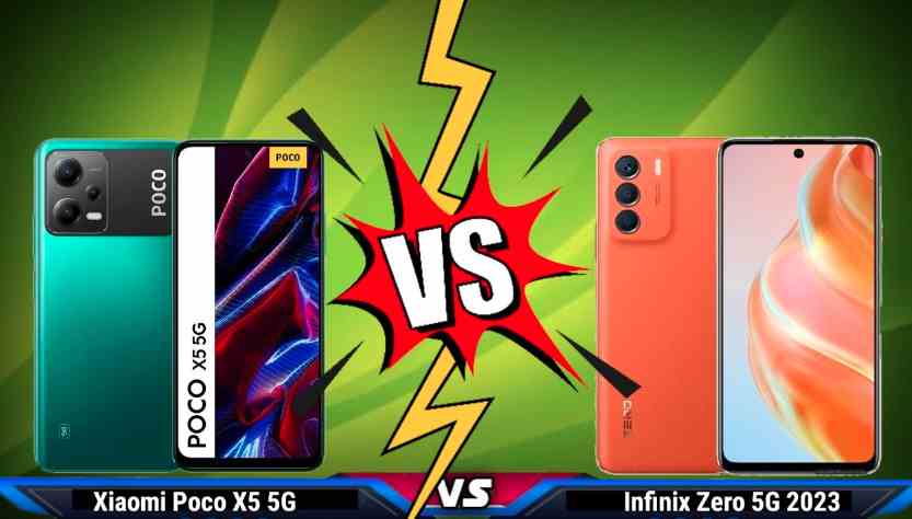 Infinix Zero 5G 2023 dan Poco X5 5G