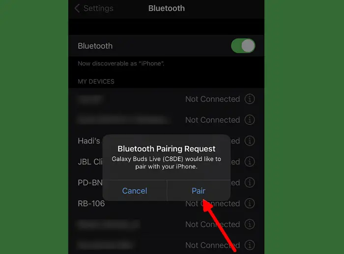 Bluetooth Pairing Mode