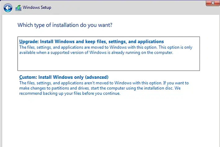 clean install windows 10