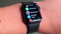 Aplikasi Facebook Messenger di Apple Watch