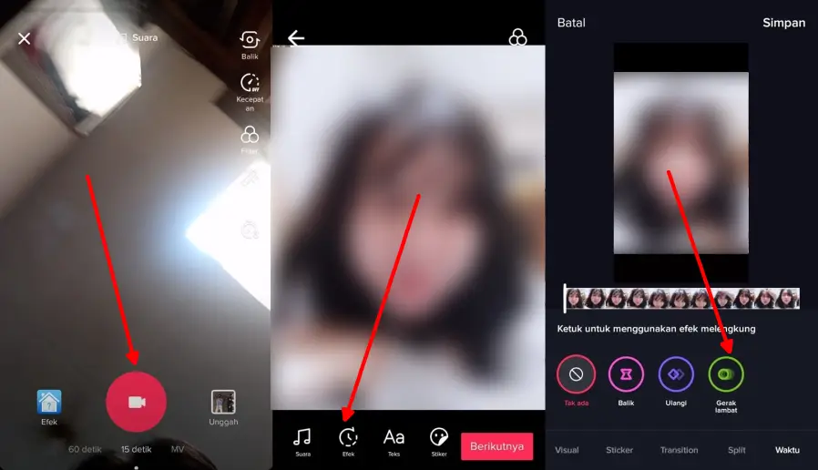 Cara Merekam Video Slow Motion Di TikTok