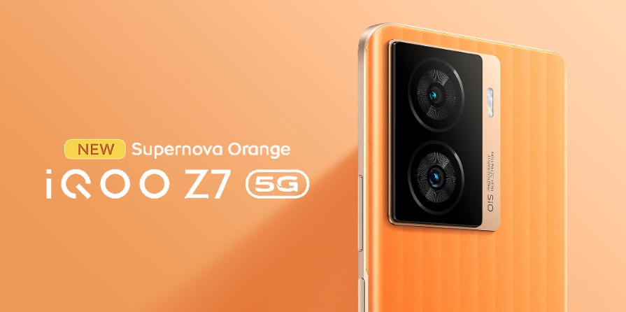 Supernova Orange dari iQOO Z7 5G