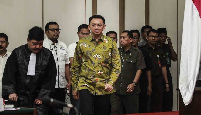 Ahok Dituntut 1 Tahun Penjara Dengan Masa Percobaan 2 Tahun