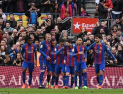 Hasil Liga Spanyol : Barcelona Bungkam Athletic Bilbao 3-0