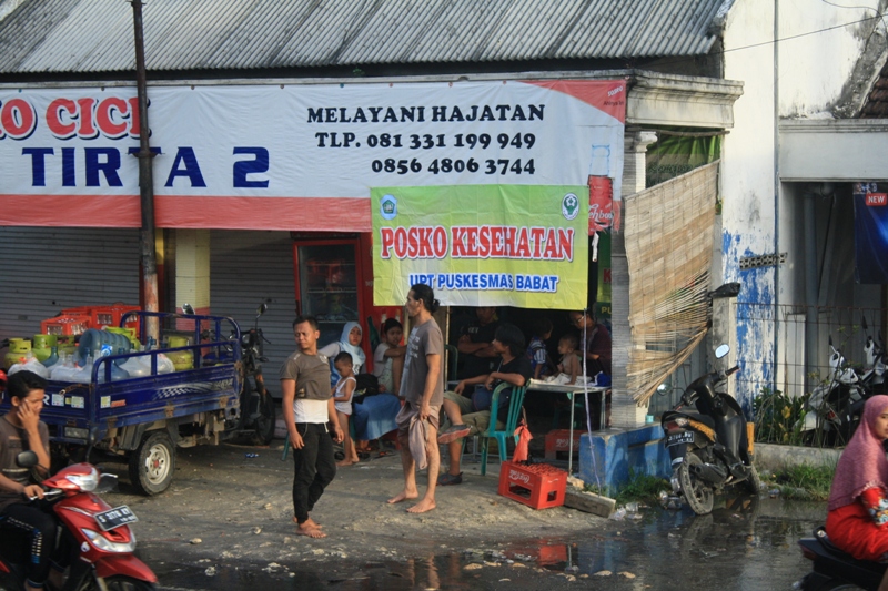 Posko kesehatan dan bantuan desa Gerdu