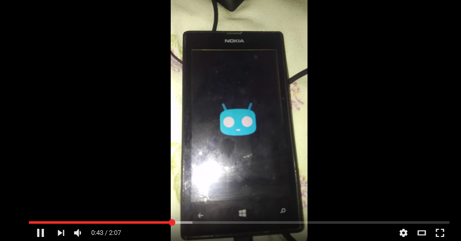 Microsoft Lumia 525 menggunakan OS Android Marshmallow