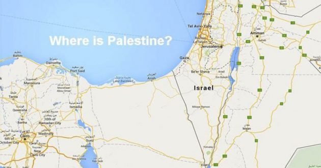 Google hilangkan Palestina