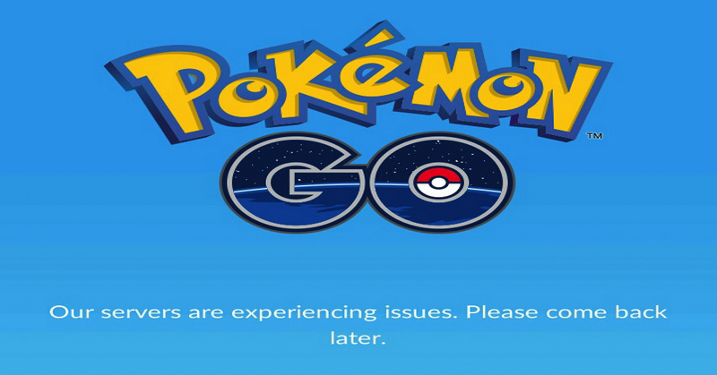 Pokemon Go alami server Down