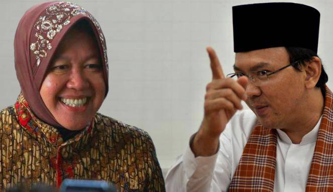 Ahok sindir Risma ejek Surabaya