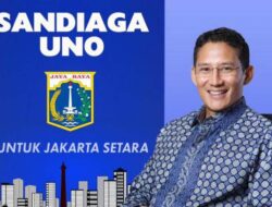 Sandiaga Uno berlari