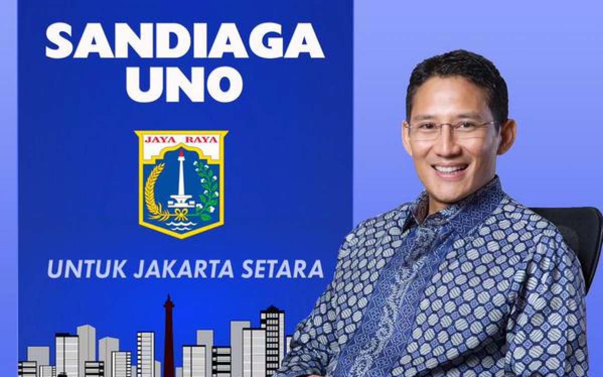 Sandiaga Uno berlari